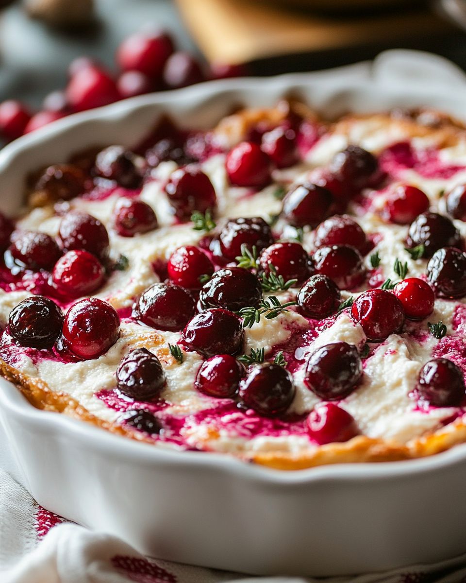 Baked Cranberry Cream Cheese Dip