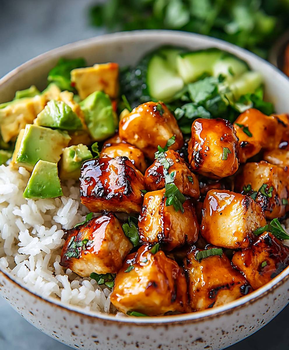 Hot Honey Chicken Bowls