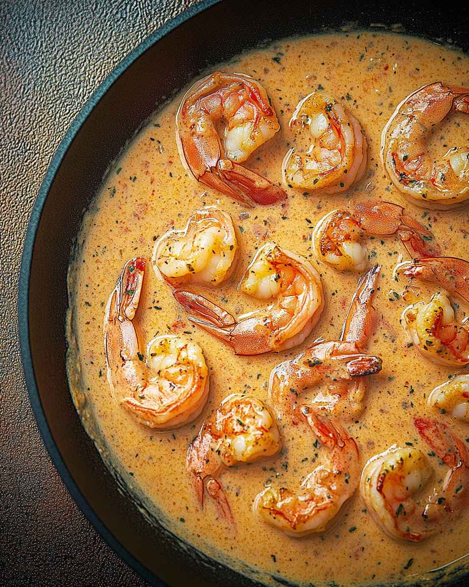 Creamy Garlic Shrimp Dish