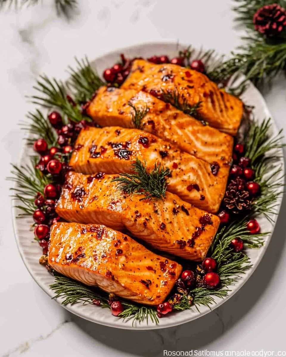 Christmas Salmon Dish