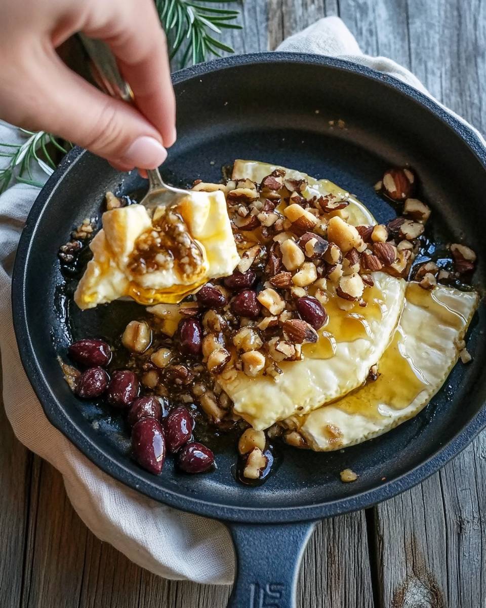 Baked Brie with Honey Nuts