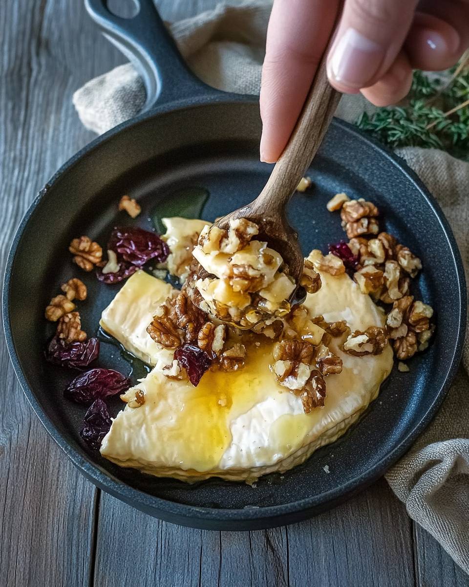 Baked Brie with Honey Nuts