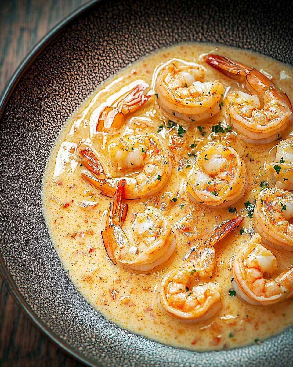 Creamy Garlic Shrimp Dish