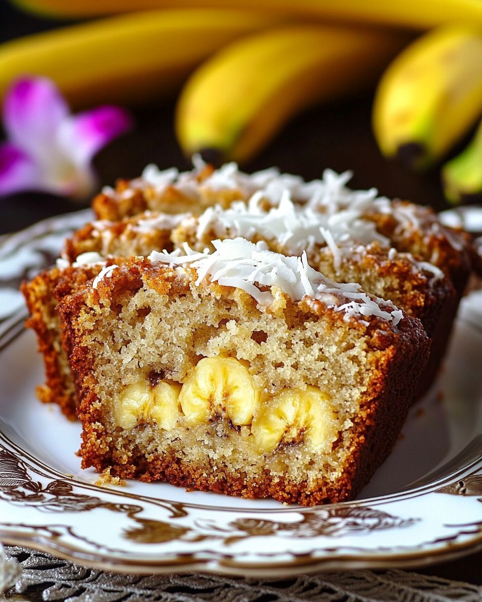 Coconut Pineapple Banana Bread